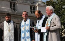 Фото 3: У День Незалежності у Львові спільно помолились за мир