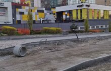Фото 15: Реконструкція вулиці Шевченка: завершили монтаж трамвайних колій та копають лунки для висадки дерев