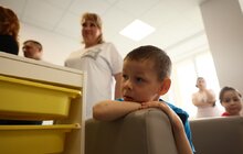 Фото 8: Найпопулярніший пес України відвідав юних пацієнтів у лікарні Св. Миколая у Львові