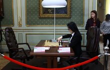 Фото 34: Перші ходи у Матчі за шахову корону зроблено