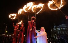 Фото 34: Театр «Воскресіння» організовував театралізоване дійство