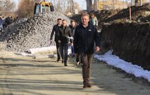 Фото 12: «Завдання — щоб до кінця року поклали перший шар асфальту до вул. П’ясецького», — А. Садовий про ремонт вул. Курмановича