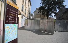 Фото 3: Роботи з капітального ремонту сходів на пл. Князя Ярослава Осмомисла, які ведуть до церкви Матері Божої Неустанної Помочі (Марії Сніжної)