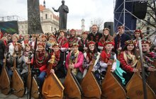 Фото 21: У центрі Львова 407 бандуристів одночасно виконали твори на поезію Тараса Шевченка
