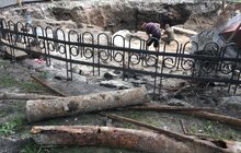 Фото 3: Під час розкопок території під фонтаном «Кульбаба» виявлено «мури»: наразі з’ясовують походження знахідки