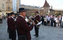 Фото 1: У центрі міста виступили духові оркестри Львова та Києва
