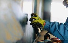 Фото 5: Українські художники розмальовують один із підземних переходів Львова у стилі твору Станіслава Лема