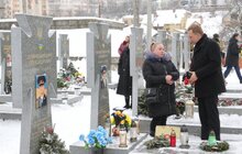 Фото 8: З нагоди Дня Соборності на Личаківському кладовищі вшанували пам’ять тих, хто віддав своє життя в боротьбі за незалежність та територіальну цілісність України