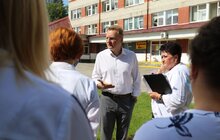 Фото 1: Робочий виїзд міського голови до мешканців вул. В. Великого, Кульпарківська, Симоненка