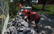 Фото 2: На вул. Зимновідська-Станційна триває ремонт дороги та облаштування мереж