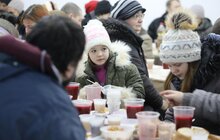 Фото 19: У Львові спільнота взаємодопомоги «Оселя» організувала для потребуючих Святвечір