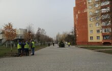 Фото 12: На Сихові завершують роботи з облаштування нового громадського простору