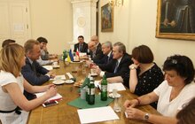 Фото 3: Сьогодні відбулася зустріч міського голови Львова Андрія Садового з Пьотром Глінські