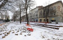 Фото 4: Триває реконструкція вул. С. Бандери
