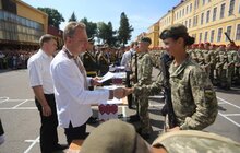 Фото 11: Першокурсники Національної академії сухопутних військ присягнули на вірність українському народові