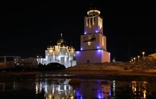 Фото 4: ЛКП «Львівсвітло» підсвітило Каплицю Боїмів та дзвіницю церкви Різдва Пресвятої Богородиці до Дня орфанних захворювань