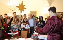 Фото 18: Українська академія лідерства в Ратуші презентувала вертеп, який створили самі ж студенти