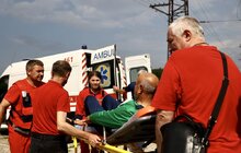 Фото 2: До Львова евакуювали 14 поранених з мінно-вибуховими травмами