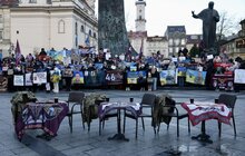 Фото 7: У Львові провели акцію на підтримку військовополонених та зниклих безвісти десантників