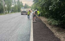Фото 1: Вулицю Шевченка заасфальтували, але ще впорядковують територію: рух тимчасово перекритий