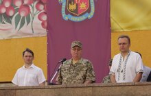 Фото 13: Урочистий ритуал складання Військової присяги студентами цивільних вищих навчальних закладів, які навчалися за програмою підготовки офіцерів запасу 