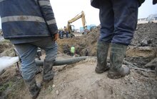 Фото 4: Ремонтні бригади ЛМКП «Львівводоканал» проводять заміну аварійної ділянки магістрального водопроводу «Винники-Довга»