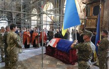 Фото 3: У Львові перепоховали українця, який загинув під час російсько-грузинської війни