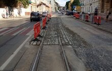 Фото 1: На вул. Личаківській завершено заміну трамвайної колії: рух транспорту відновлено