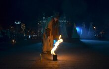 Фото 4: Вуличною виставою «Йов» у Львові розпочався «Золотий Лев — 2018»