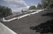 Фото 20: Будівництво першої частини Меморіалу пам’яті Героїв Небесної Сотні на стадії завершення