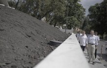 Фото 22: Будівництво першої частини Меморіалу пам’яті Героїв Небесної Сотні на стадії завершення