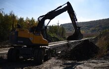 Фото 15: Підготовчі роботи на полігоні ТПВ в с. Великі Грибовичі напередодні рекультивації