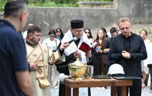 Фото 4: Мери Львова та Фрайбурга заклали капсулу на місці майбутньої МАЙСТЕРНІ UNBROKEN Art (відео)