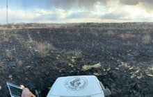 Фото 1: Мешканців просять не спалювати суху рослинність