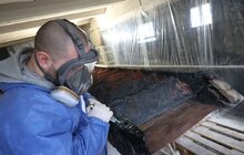 Фото 9: Місце останнього бою: реставратори у Львові консервують унікальні сходи з музею Шухевича (відео)