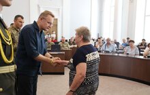 Фото 13: Ще 30 львів’ян посмертно нагородили «Почесним знаком Святого Юрія» за оборону України (фото)
