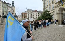 Фото 6: У Львові вшанували пам’ять жертв депортації кримськотатарського народу (відео)