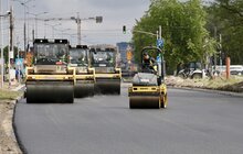 Фото 1: Рух оновленою ділянкою вул. Стрийської планують відкрити у суботу: вже завершують асфальтування (фото)