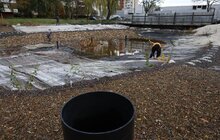 Фото 4: Громадський простір на вул. Панча готують до зими (відео)