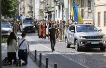 Фото 17: Сьогодні Львів попрощався із бойовою медикинею Іриною Цибух