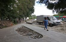 Фото 6: У Львові ремонтують дорогу до онкоцентру на вул. Гашека: дістатися до лікарні буде зручніше