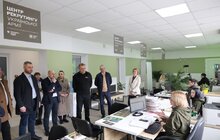 Фото 4: Досвід роботи центру рекрутингу української армії у Львові перейматимуть громади області