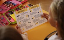 Фото 4: У Львові перший урок у школі провів військовослужбовець, що втратив ногу на війні (відео)