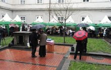 Фото 7: Потребуючі львів’яни змогли відчути єдність під час Великоднього сніданку в дворику Ратуші
