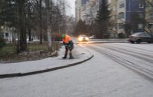 Фото 20: Мерія просить усіх учасників дорожнього руху бути максимально обережними через ожеледицю