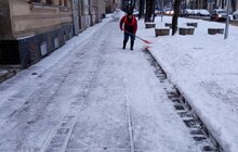 Фото 8: «Впродовж дня робота з прибирання міста від снігу буде продовжуватися», — Ірина Маруняк