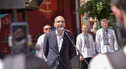 У Львові урочисто відкрили мурал, присвячений Василю Сліпаку