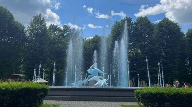 Фото: У Стрийському парку запрацював відреставрований фонтан