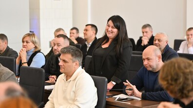 Ірина Мауль під час представлення