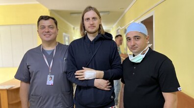 Фото: Львівські лікарі полагодили руку бронзового чемпіона світу Ростислава Герцика